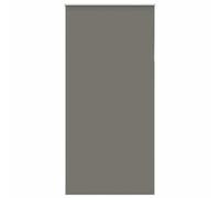 vidaxl blackout roller blind - grey polyester fabric - 115x210 cm - adjustable & versatile window treatment for privacy & heat control