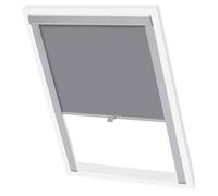 vidaXL Blackout Roller Blind Grey SK06 Home Office Window Curtain Shade Drape