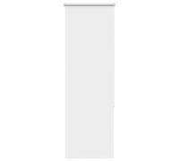 vidaxl blackout roller blind - white polyester - 45x150 cm - room darkening shade - heat regulation privacy control - easy mount installation