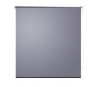 vidaXL Blackout Roller Blinds 100 x 230 cm - Dark Grey - Silver Coated Thermal Layer - Easy Mounting - Ideal Light Control for Bedrooms, Living Rooms, and Offices