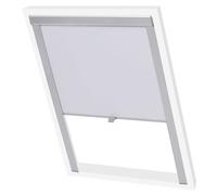 vidaXL Blackout Roller Blinds for Roof Window White F06 Protector Cover