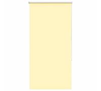 vidaXL Blackout Roller Blind – Polyester, Fabric Width 75.7 cm, Chain Connector – Yellow 80x150 cm