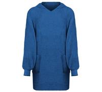 vidaXL Blanket Hoodie KINN Navy L Cotton