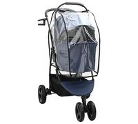 vidaXL Blue 3 Wheels Oxford Fabric Scooter Anti-Vibration Folding Design Size 78 x 54 x 101 cm Portable Carry with Sensitive Brakes Ideal for Dogs or Cats