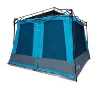 vidaXL Blue 6 Person Camping Tent | Waterproof Breathable Design, Durable Outdoor Shelter with Zipper, Perfect for Summer Adventures, Garden Canopy, Patio