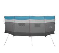 vidaXL Blue Camping Windbreak - Waterproof/Wind-Resistant Outdoor Beach Screen 510x153 cm - Easy Setup/Portable Design
