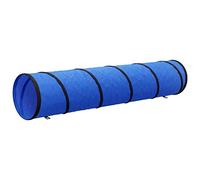 vidaXL Blue Dog Tunnel - Versatile Pet Agility Training Equipment Made of Durable Polyester, Suitable For Various Small Animals