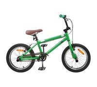 vidaXL BMX Bicycle 20 Inch for Over 9 Years, Green, Adjustable Handles, Children's BMX Bike, Stunt Bike, Outdoor Bike, Sporty Bicycle for Children