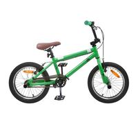 vidaXL BMX Bike 18 Inches for 7-10 Years Old Green