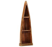 vidaXL Boat Cabinet Bookcase Bookshelf Storage Cabinet Solid Wood Reclaimed