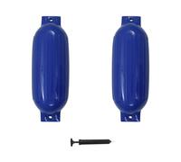 vidaXL Boat Fenders 2 pcs Blue 69x21.5 cm PVC