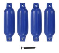 vidaXL Boat Fenders 4 pcs Blue 41x11.5 cm PVC