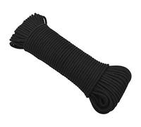 "vidaXL Boat Rope - 5mm Thickness, 25m Length - Marine Polypropylene Rope for Sailing, Boating, Kayaking - Full Black"