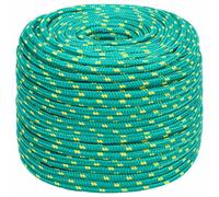 (green, 6 mm/ 500 m) Marine Rope Dock Coil Boat Line Polypropylene Rope Multi Sizes Multi Colours
