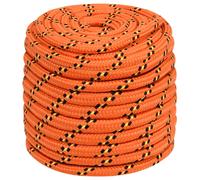 (orange, 18 mm/ 100 m) Marine Rope Dock Coil Boat Line Polypropylene Rope Multi Sizes Multi Colours
