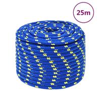 vidaXL Boat Rope Blue 14 mm 25 m Polypropylene