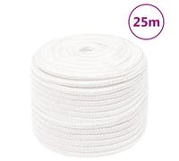vidaXL Boat Rope Full White 14 mm 25 m Polypropylene