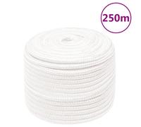 vidaXL Boat Rope Full White 14 mm 250 m Polypropylene