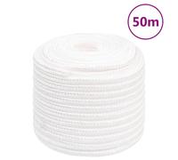 vidaXL Boat Rope Full White 18 mm 50 m Polypropylene