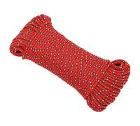 vidaXL Boat Rope Anchor Line Braided Cord UV Resistant Ship Marine Yacht Coil Rope Abrasion Resistant for Sailing Red 5 mm 500 m Polypropylene