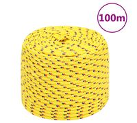 Boat Rope Yellow 8 mm 100 m Polypropylene