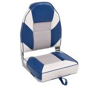 vidaXL Boat Seat with High Back Foldable Canoe Seat Adjustable Kayak Seat
