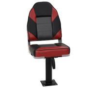 vidaXL Boat Seat with Pedestal 360 Rotatable Canoe Seat Adjustable Kayak Seat