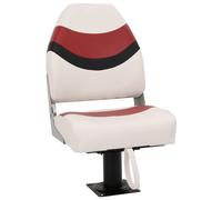 vidaXL Boat Seat with Pedestal 360 Rotatable Canoe Seat Adjustable Kayak Seat