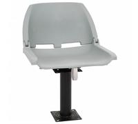 vidaXL Boat Seat with Pedestal 360 Rotatable Canoe Seat Adjustable Kayak Seat