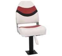vidaXL Boat Seat with Pedestal 360 Rotatable Canoe Seat Adjustable Kayak Seat