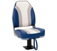 vidaXL Boat Seat with Pedestal 360 Rotatable Canoe Seat Adjustable Kayak Seat