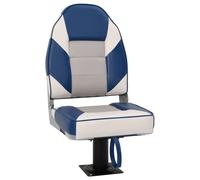 vidaXL Boat Seat with Pedestal 360 Rotatable Canoe Seat Adjustable Kayak Seat