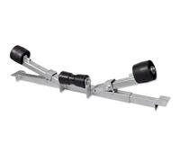 vidaXL Boat Trailer Bottom Support Bracket with Keel Rollers Holder Accessory