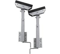 Vidaxl Boat Trailer Solid Bar Bow Support Set Of 2 63 - 88 Cm Boat Trailers