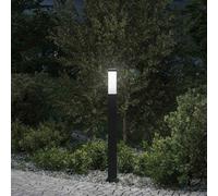vidaXL Bollard Light 80 cm Black IP44