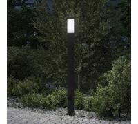 vidaXL Bollard Light with Outlet 110 cm Stainless Steel IP44