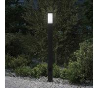 vidaXL Bollard Light with Outlet 110 cm Stainless Steel IP44