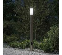 vidaXL Bollard Light with Outlet 110 cm Stainless Steel IP44