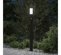 vidaXL Bollard Light with Sensor 110 cm Stainless Steel IP44