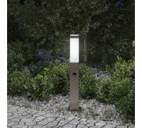 vidaXL Bollard Light with Sensor 50 cm Stainless Steel IP44