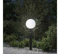 vidaXL Bollard Light with Sensor 80 cm Black IP44