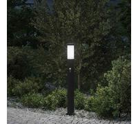 vidaXL Bollard Light with Sensor 80 cm Stainless Steel IP44