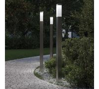 vidaXL Bollard Lights 3 pcs 110 cm Stainless Steel IP44