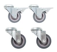 (1 pcs) vidaXL Bolt Hole Swivel Casters Moving Wheel Trolley Caster Furniture Caster