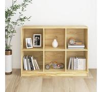 Vidaxl Book Cabinet 104X33X76 Cm Solid Pinewood