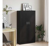 VidaXL Book Cabinet 3-Tier 82.5 X 30.5 X 150 Cm Engineered Wood