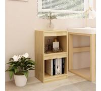 Vidaxl Book Cabinet 40X30X71.5 Cm Solid Pinewood