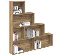 vidaXL Book Cabinet Artisan Oak 157x24x160 cm Engineered Wood bookcase