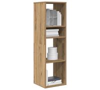 vidaXL Book Cabinet Artisan Oak 34x31x112 cm Engineered Wood