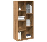 vidaXL Book Cabinet Artisan Oak 50x25x104 cm